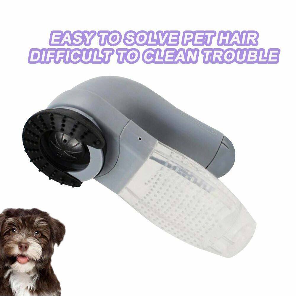 Pet Vacuum Grooming Brush – Electric Hair Remover Comb for Cats & Dogs