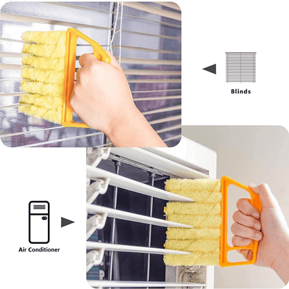 1pc, Washable Window Cleaning Brushes With Microfibers For Effortless Dust Collection And Blinds Cleaning