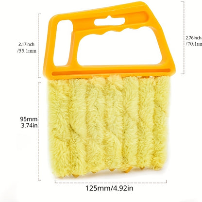 1pc, Washable Window Cleaning Brushes With Microfibers For Effortless Dust Collection And Blinds Cleaning