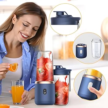 Portable Double-Cup USB Blender – Smoothie & Juice Maker