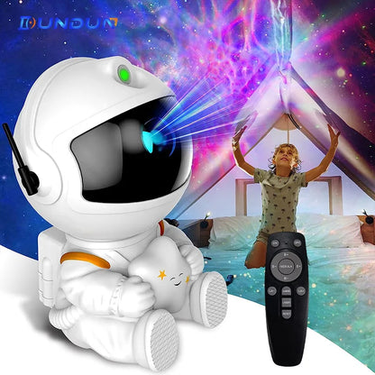 Galaxy Night Light Astronaut Space Projector