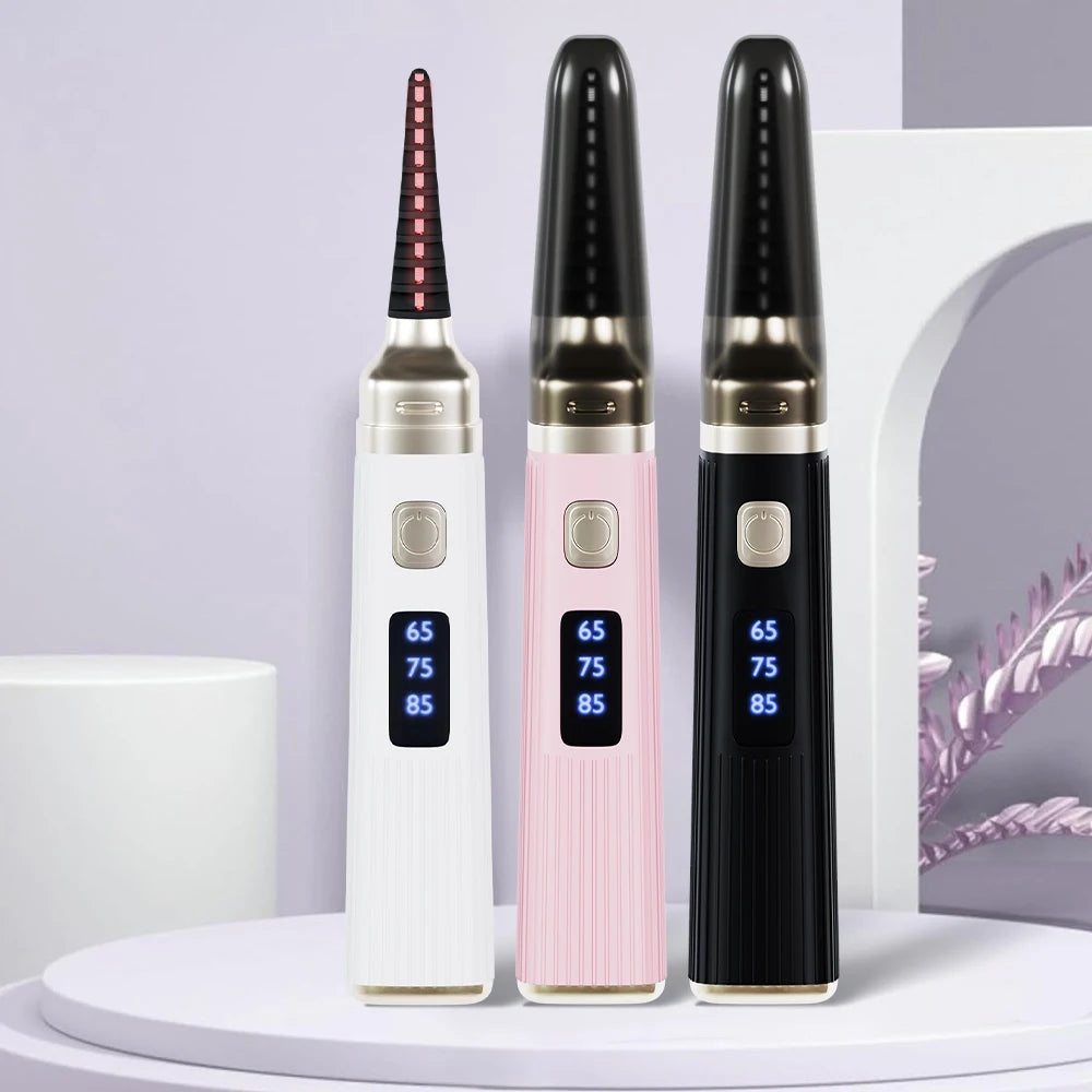 Electric Heated Eyelash Curler – Fast Heating | USB Rechargeable | Adjustable Temperature | Natural Long-Lasting Curl