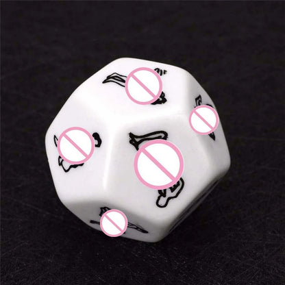 Sex Toys For Couples Women Adult Game Funny Sex Dice 6/12 Sides Romance Love Humour Gambling Erotic Crap Dice Bar Christmas Gift