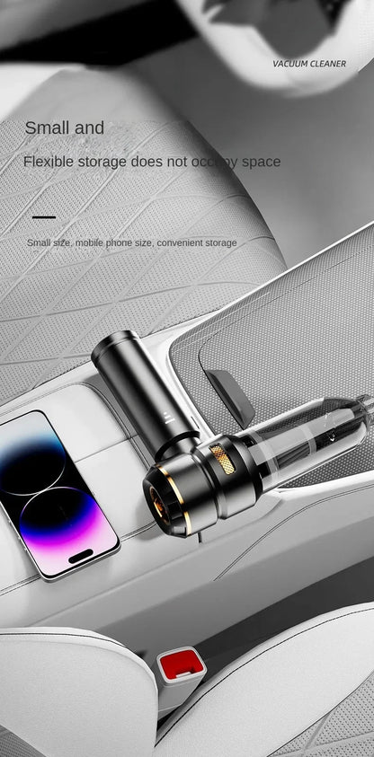 High-Power Wireless Car Vacuum Cleaner – 390000PA Brushless Motor | Portable, Cordless, Fast Suction