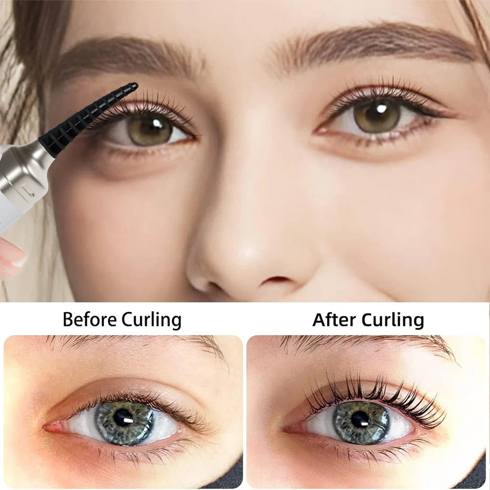 Electric Heated Eyelash Curler – Fast Heating | USB Rechargeable | Adjustable Temperature | Natural Long-Lasting Curl