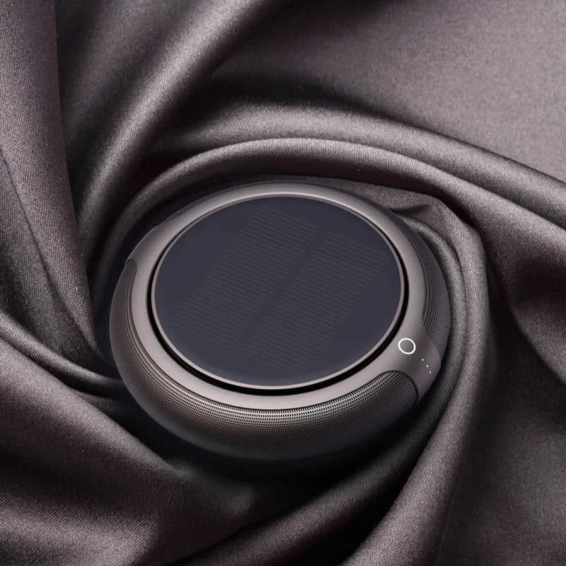 Car Air Purifier Solar Powered Aroma Diffuser Air Freshener for Vehicle Home Desk Electric Gadgets with Filter