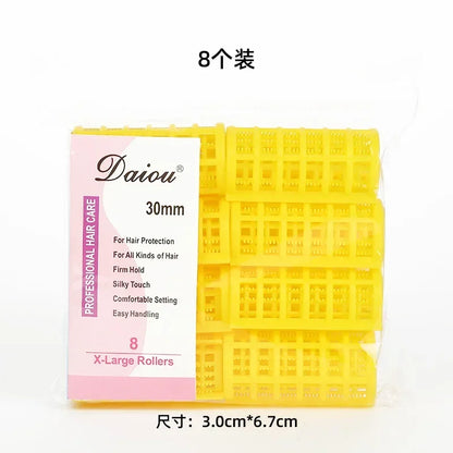 6-14pcs 5 Sizes Hairdressing Hair Curler Rollers Home Use DIY Magic Double Layer Styling Roller Roll Curler Hair Styling Tools