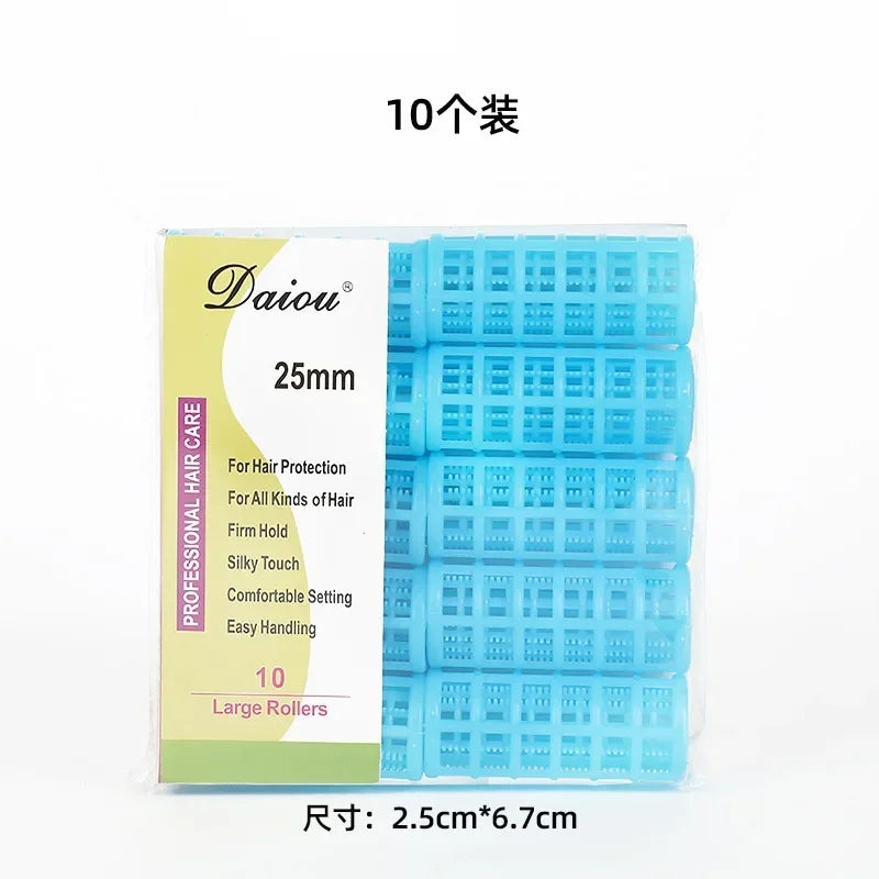 6-14pcs 5 Sizes Hairdressing Hair Curler Rollers Home Use DIY Magic Double Layer Styling Roller Roll Curler Hair Styling Tools