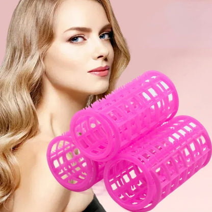6-14pcs 5 Sizes Hairdressing Hair Curler Rollers Home Use DIY Magic Double Layer Styling Roller Roll Curler Hair Styling Tools