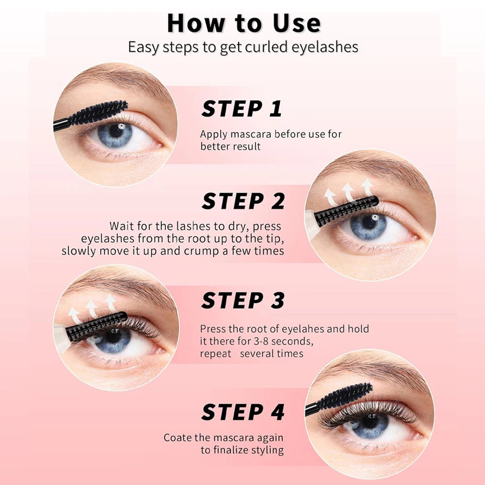 Electric Heated Eyelash Curler – Fast Heating | USB Rechargeable | Adjustable Temperature | Natural Long-Lasting Curl